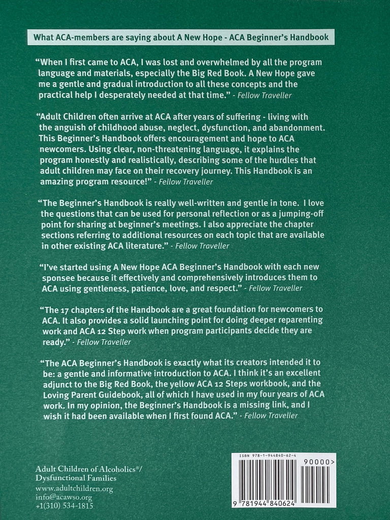 A New Hope: ACA Beginner's Handbook