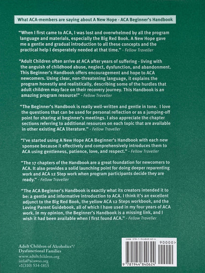 A New Hope: ACA Beginner's Handbook